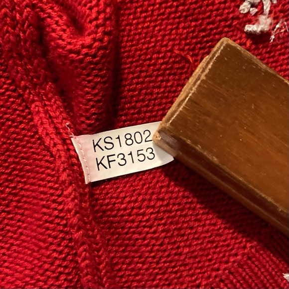 Theme Works by Kikit Sparkly Red Sweater Vest | Size M | Grannycore | Holiday - Picture 8 of 8